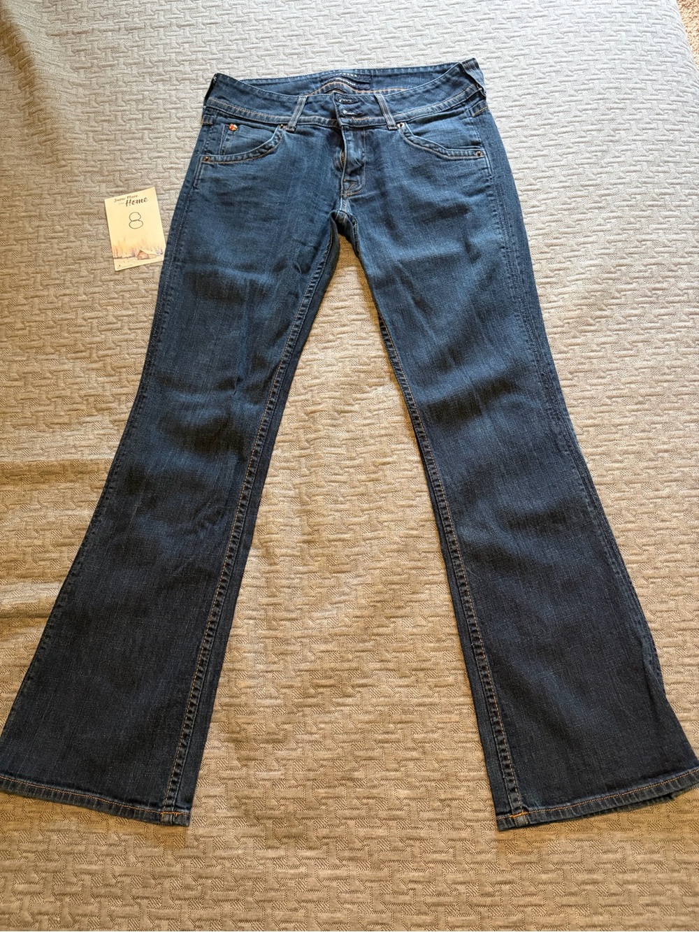Hudson Jeans Women's Dark Blue Flare Jeans
